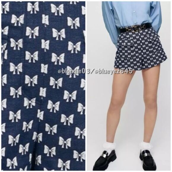 Maje “Ionala” bow shorts FR40/US 8 - Picture 2 of 5